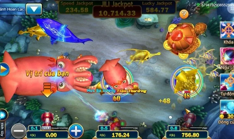 Vua Bắn Cá V9Bet Thách Thức Đại Dương Nhận Thưởng Khủng 2 Giao diện chơi Vua Bắn Cá V9Bet